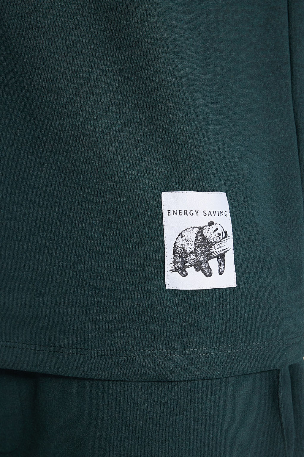 TRENDYOL MAN Lacivert Regular Fit Etiket Deteyl? Orme Pijama Tak?m? TMNAW24PT00029 - Trendyolmilla фото 3