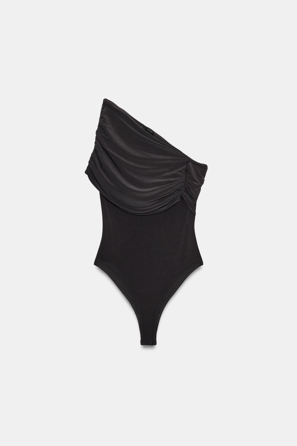 BODY ASIM?TRICO FRUNCES / Gris antracita