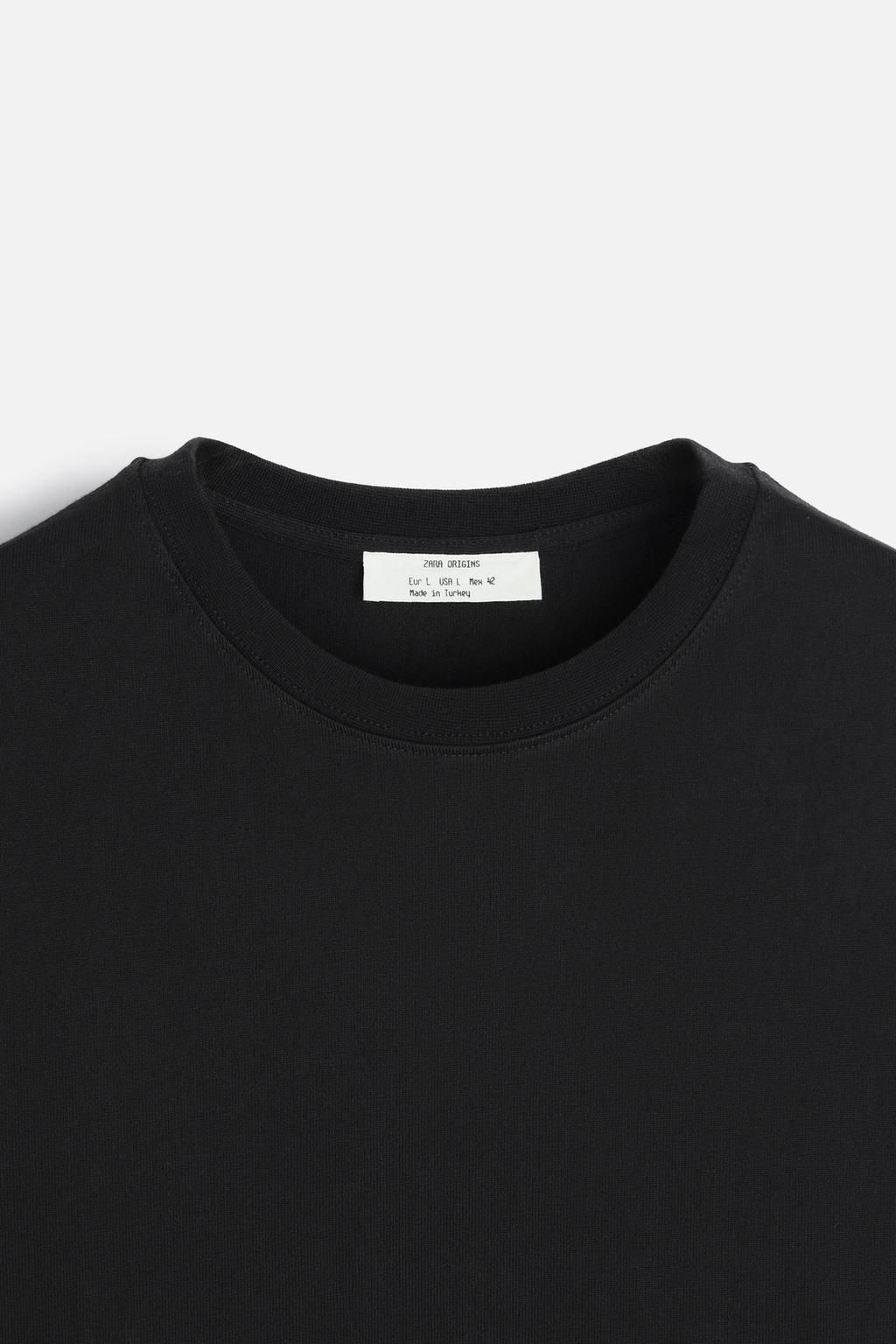 HEAVY WEIGHT SHORT SLEEVE T-SHIRT - Zara фото 22