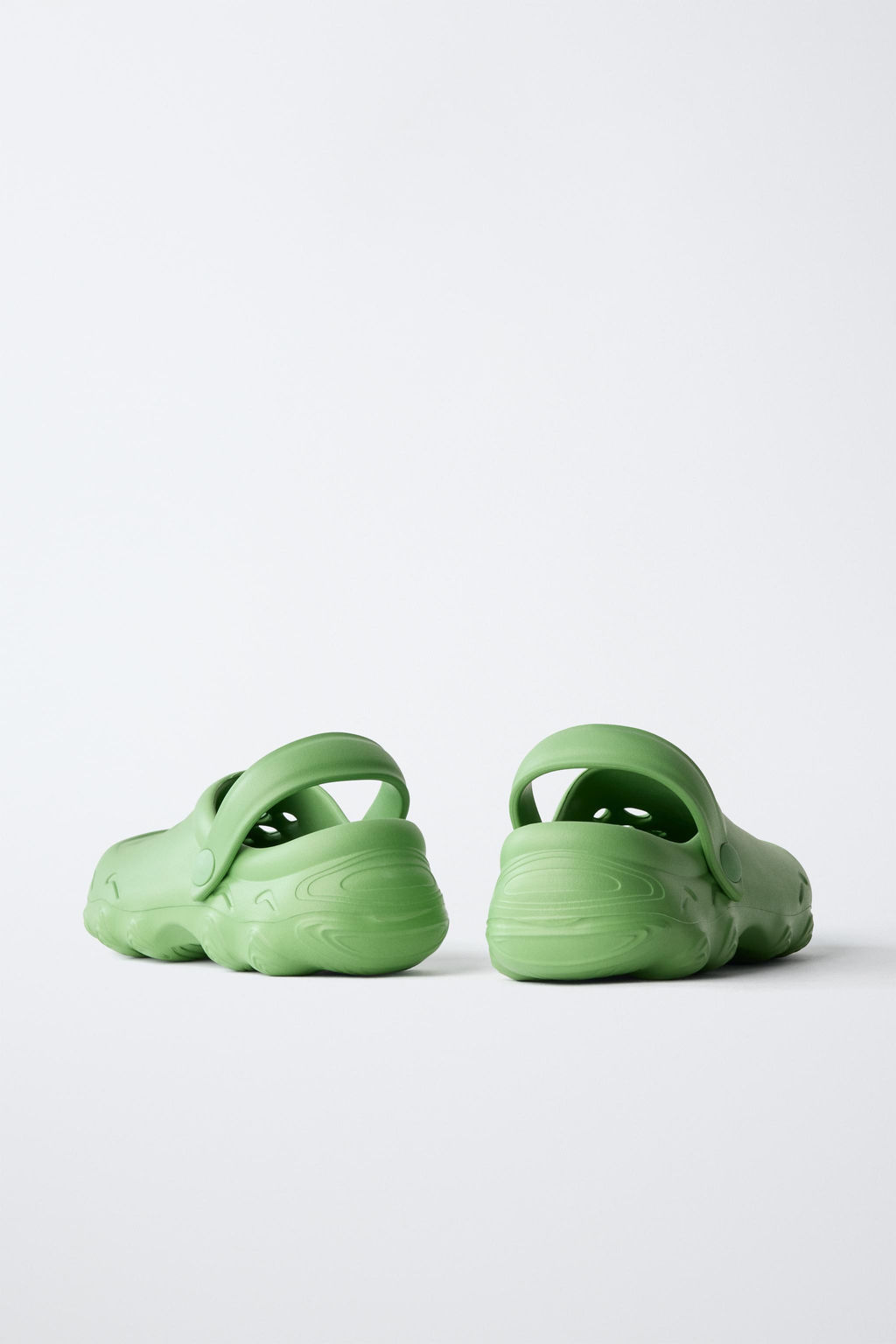 ZUECO DEPORTIVO ENGOMADO / Verde - Zara фото 5