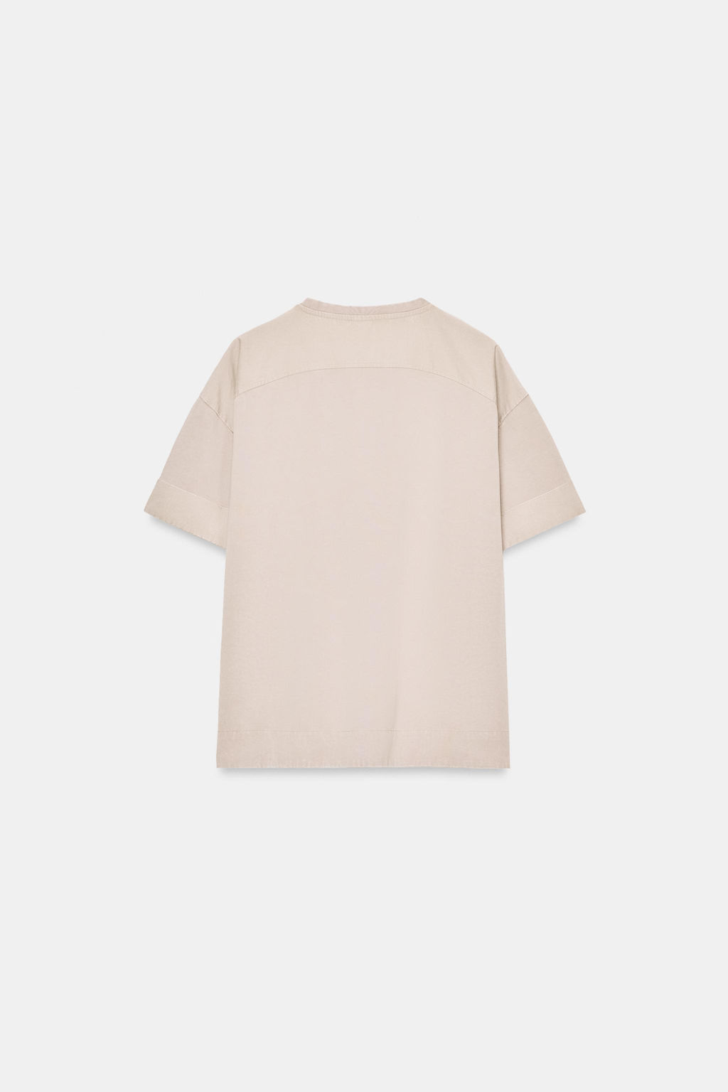 CAMISETA HEAVY COTTON MANGA CORTA / Vis?n claro - Zara фото 5