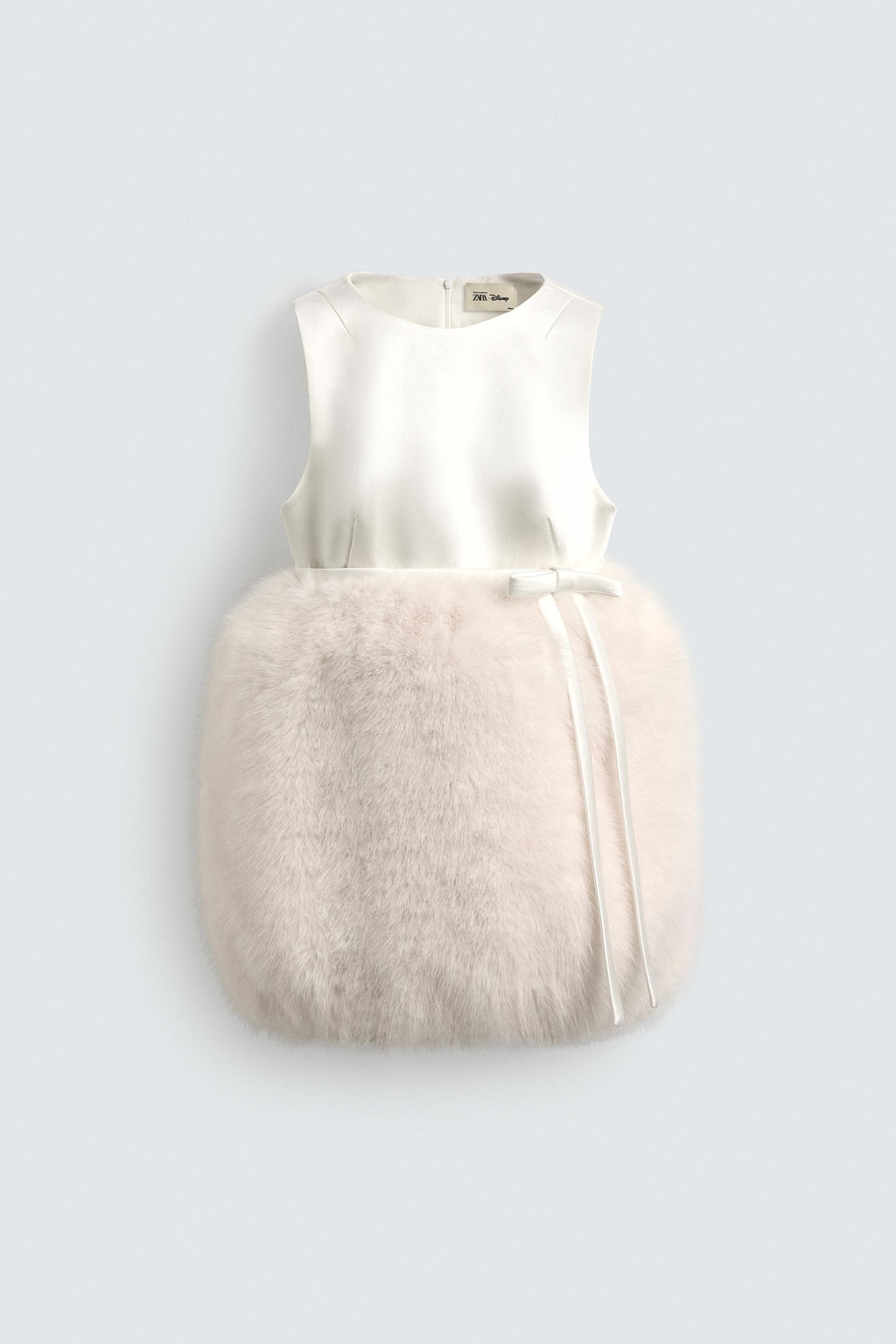FAUX FUR EFFECT COMBINED MINI DRESS HARRY LAMBERT FOR ZARA X DISNEY  фото 2