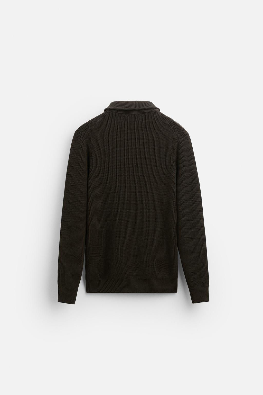 QUARTER-ZIP SWEATER - Zara фото 42