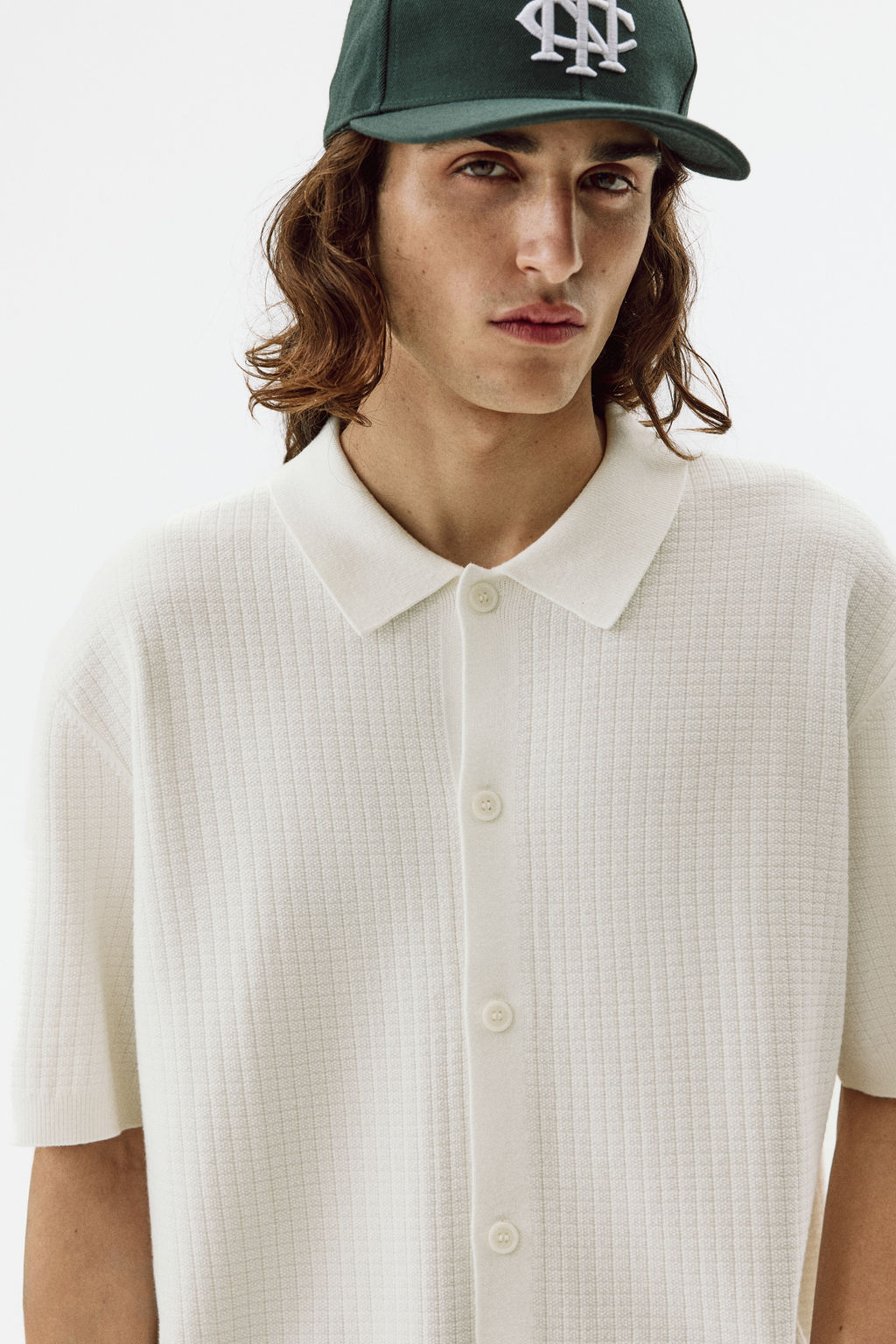 Camisa en punto texturizado Regular Fit - H&m фото 5