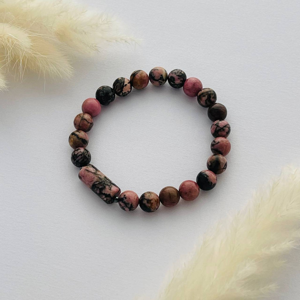 Браслет из Родонита 16,5 см