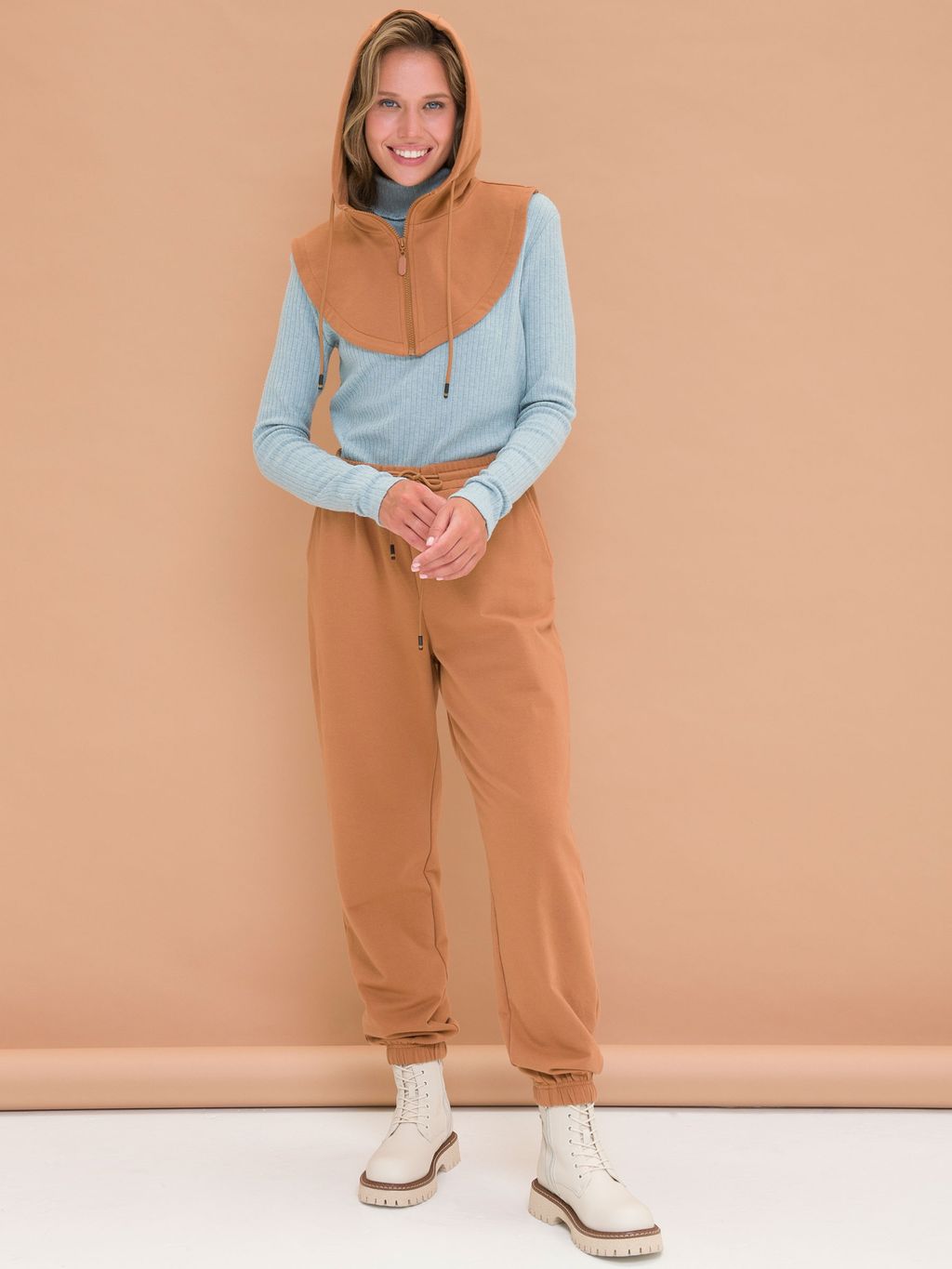 PELICAN, джемпер женский, Бежевый  фото 8