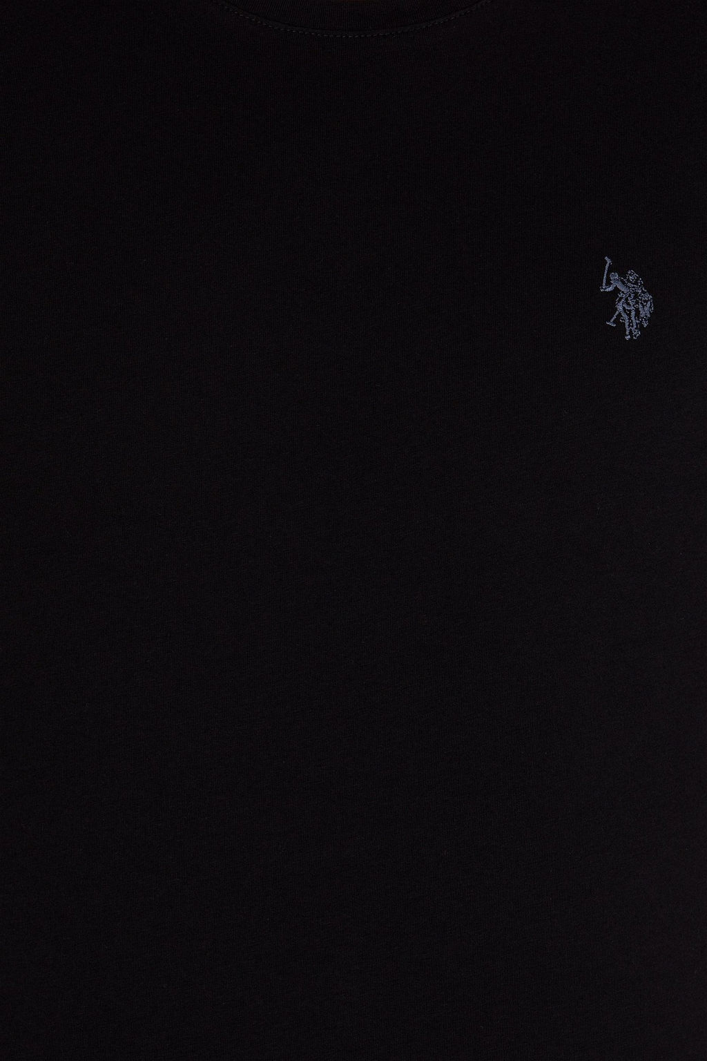 U. S. Polo Assn Мужская черная базовая футболка с круглым вырезом - U.s. polo assn фото 12