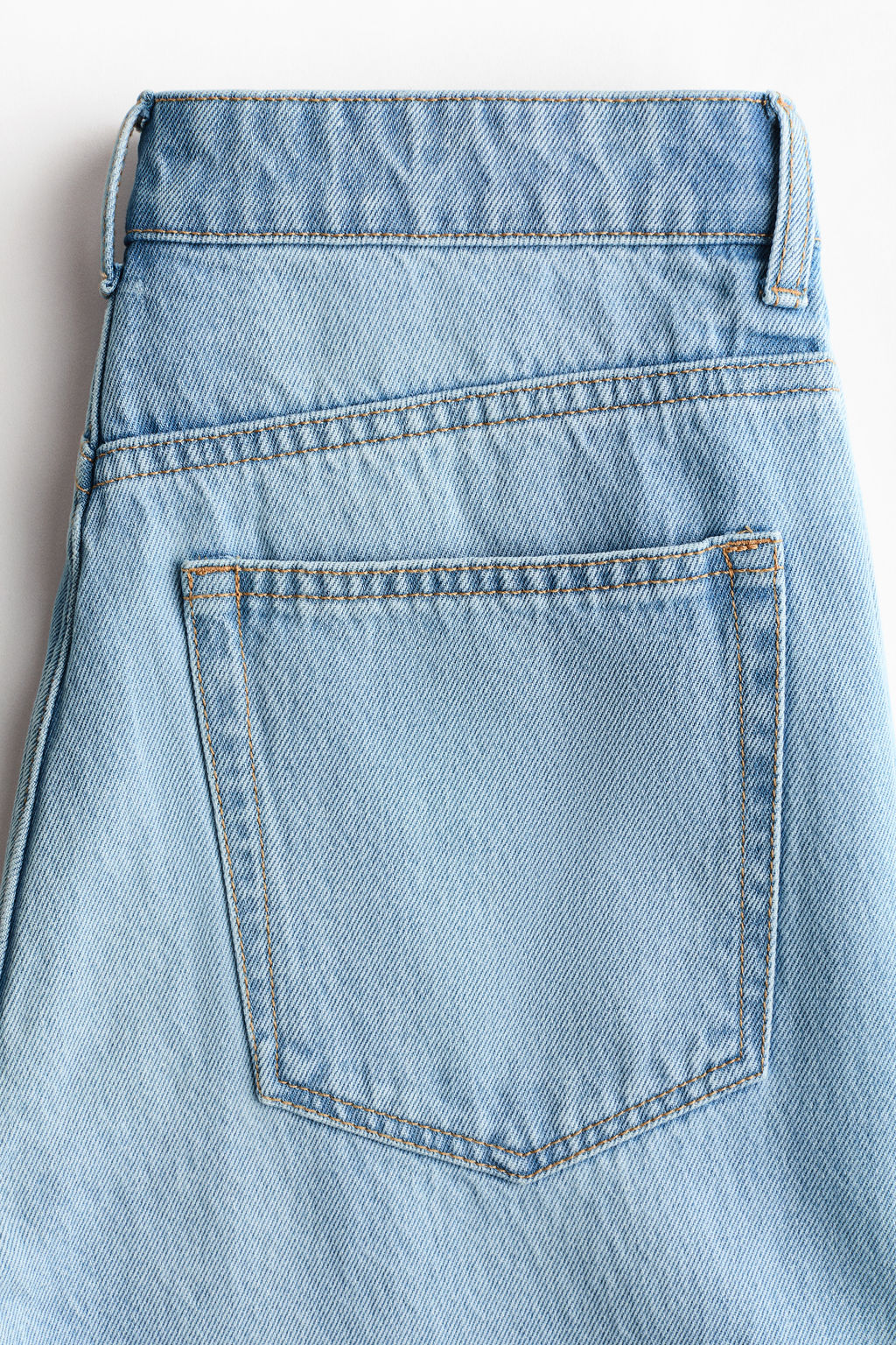 Vaquero con fular Straight High Waist - H&m фото 9