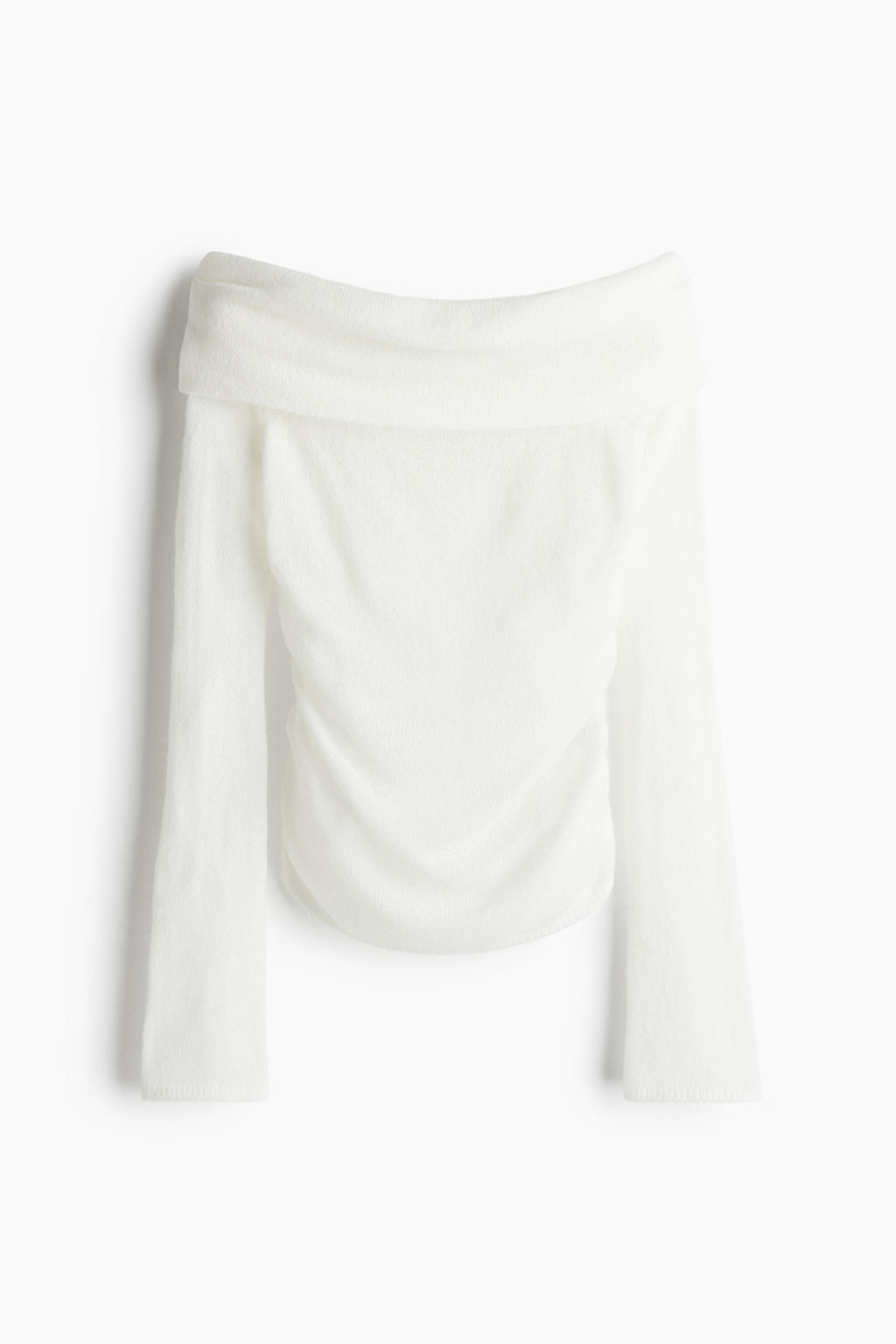 Jersey off-the-shoulder en punto transparente - H&m фото 7