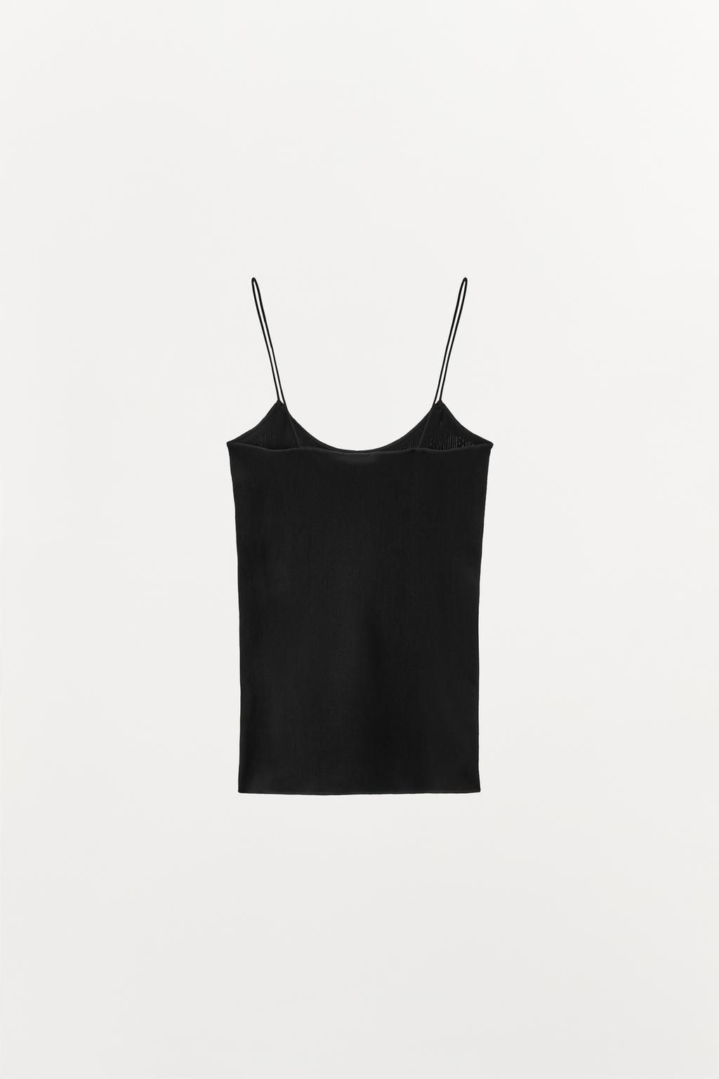 POINTELLE STRAPPY TOP WITH SATIN BOW - Zara фото 14