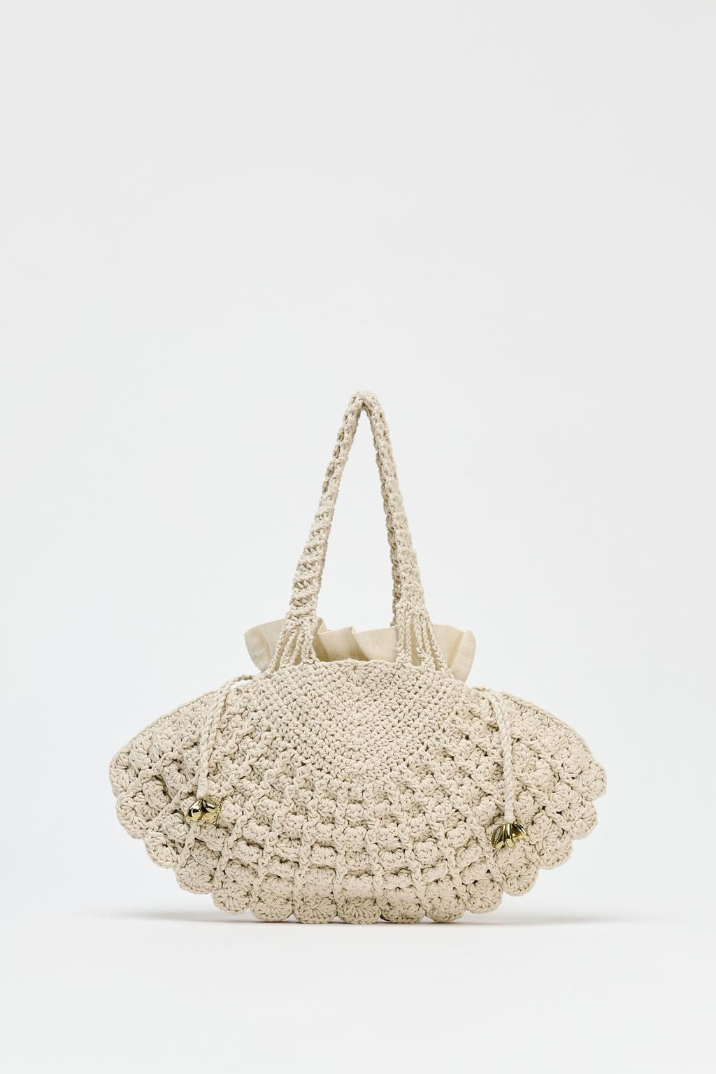 CROCHET SHELL BAG - Zara фото 2