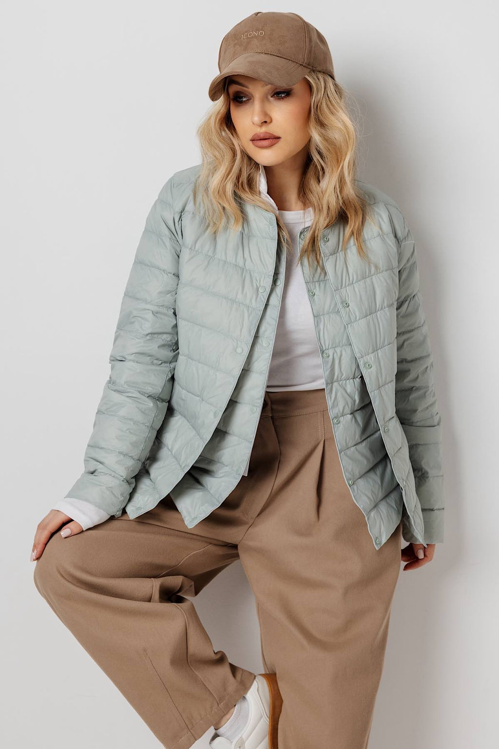 Жакет женский 2007/01/Светло-зеленый - Rise фото 2