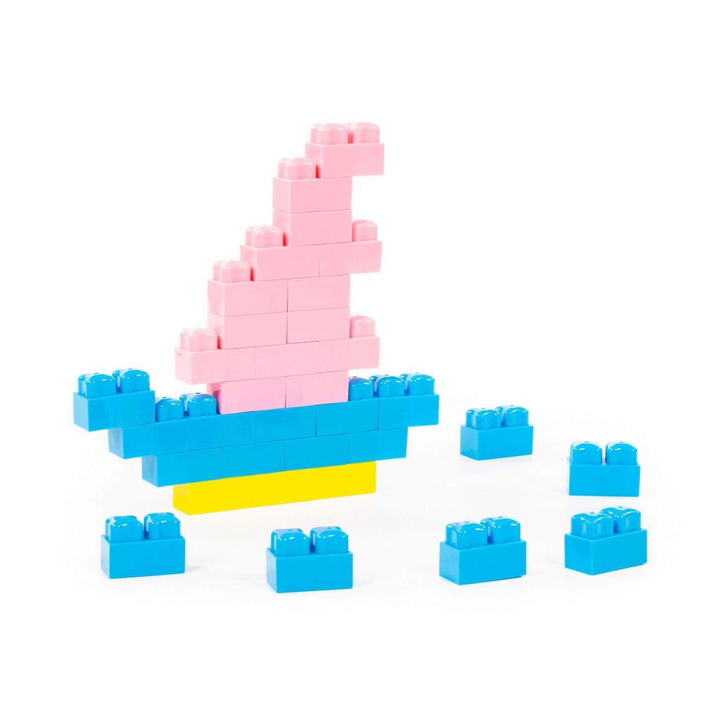 Конструктор Малютка (132 элемента) (в контейнере) - Полесье фото 5