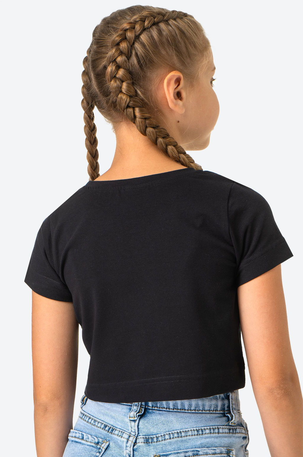 Укороченная футболка для девочки Happy Fox фото 5