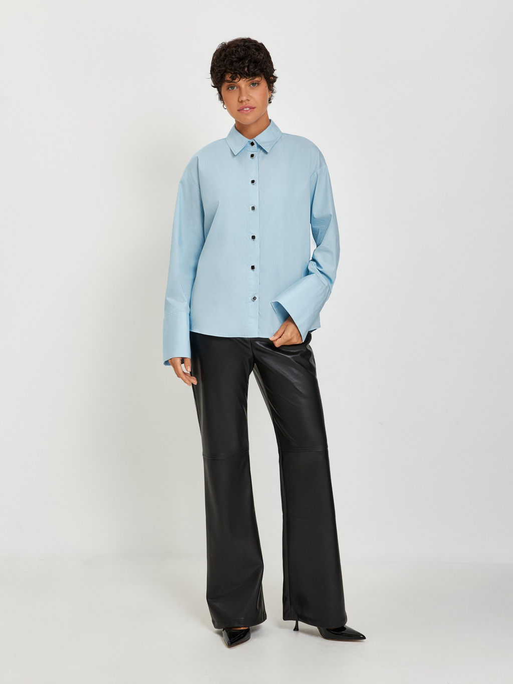 10200260554 Блузка жен. Pescado голубой - Concept club фото 2