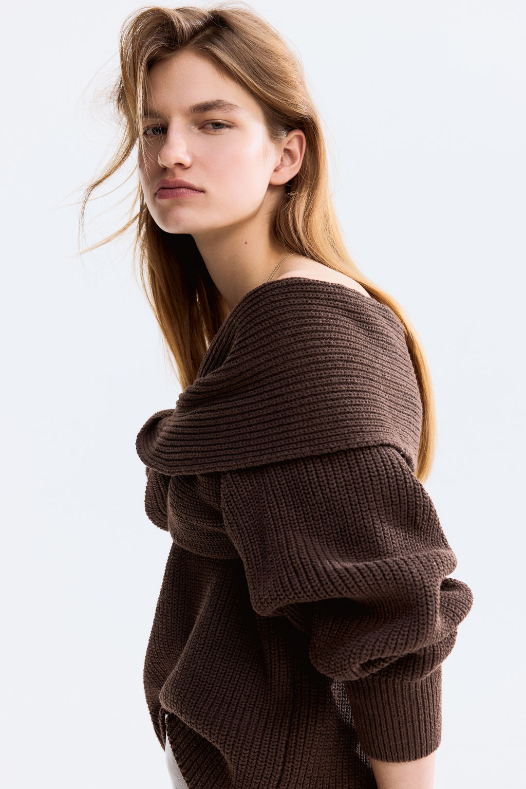 Jersey off-the-shoulder - H&m фото 4