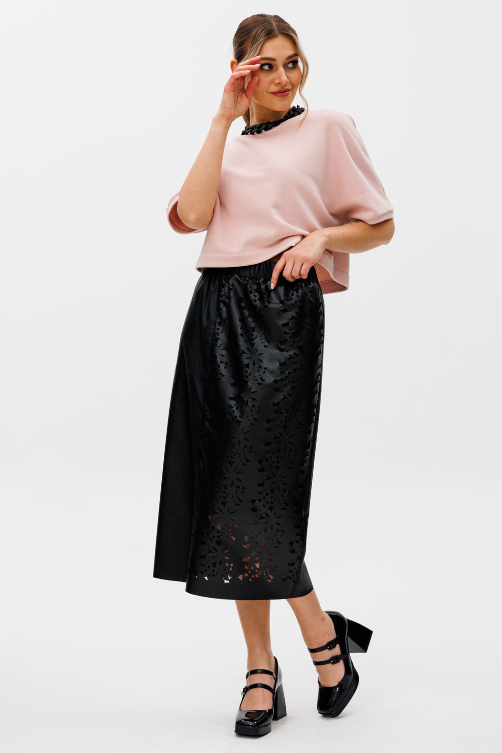 Костюм из джемпера и юбки. - Gizart фото 3