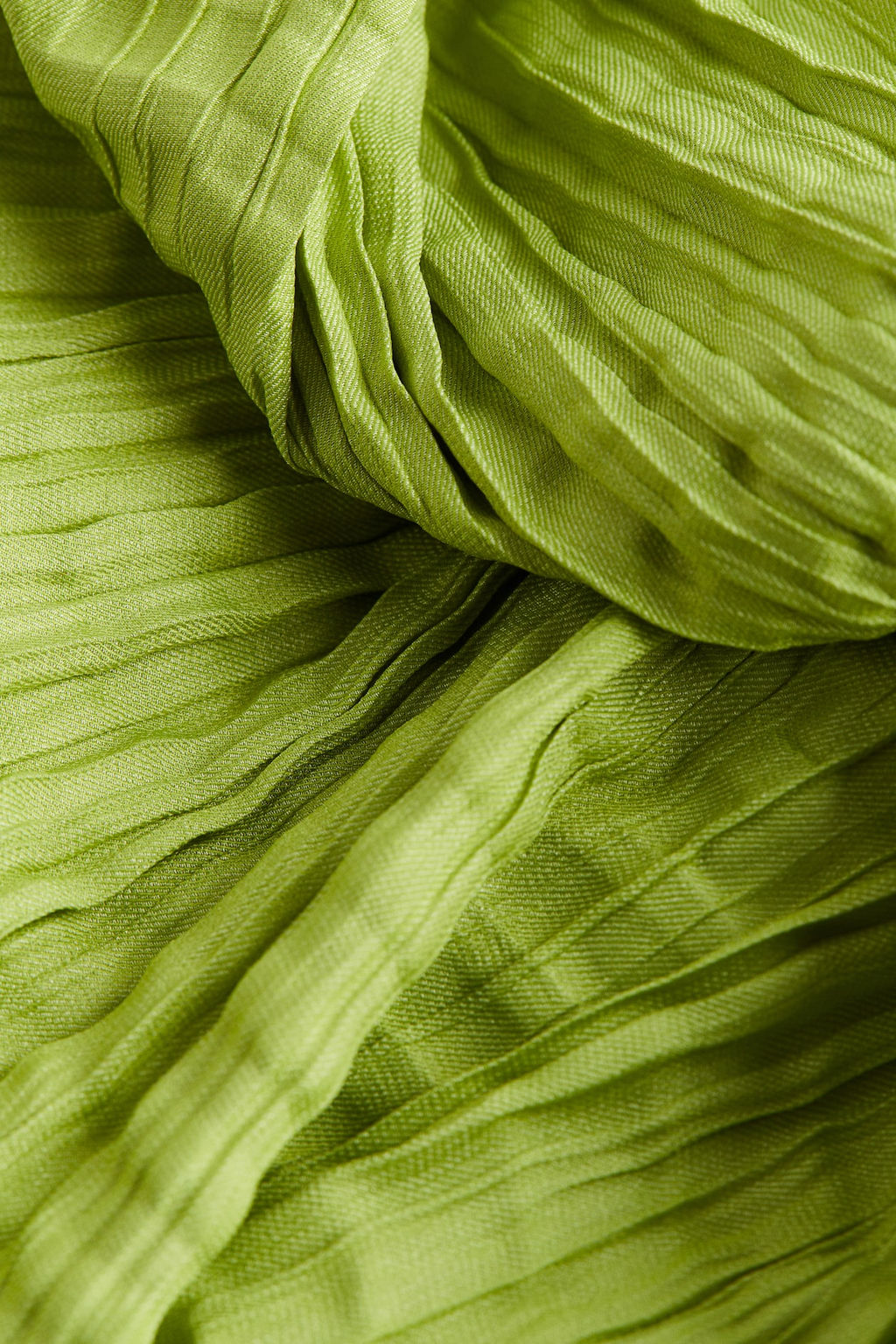 Vestido plisado con tirantes espagueti - H&m фото 6