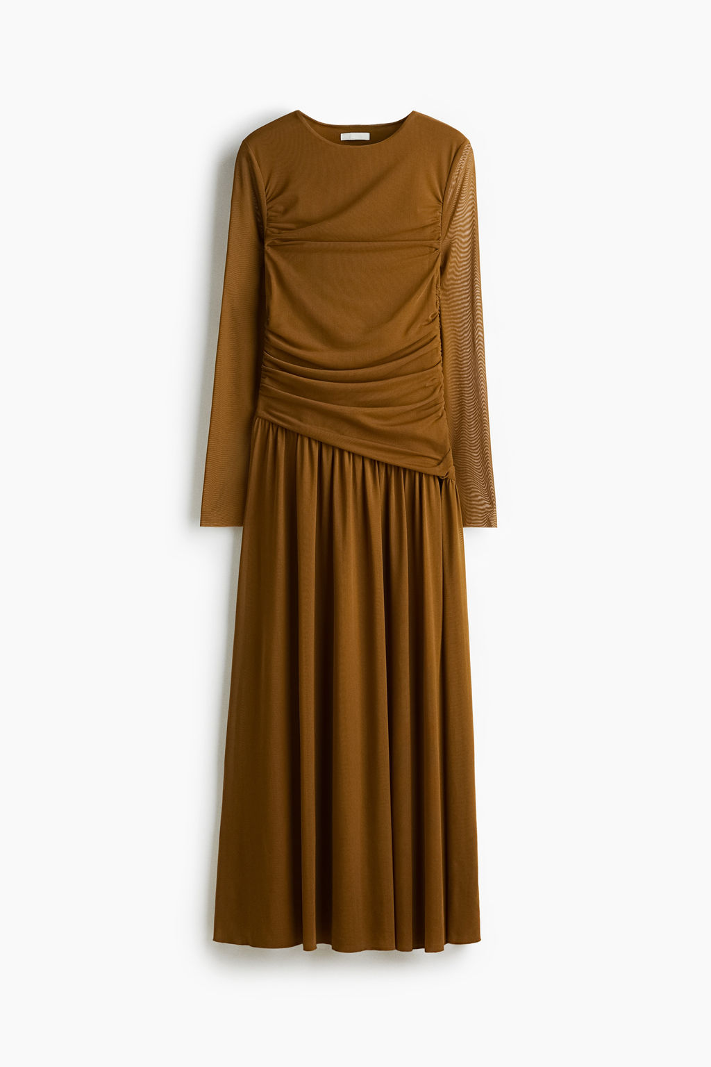 Vestido drapeado de malla - H&m фото 2