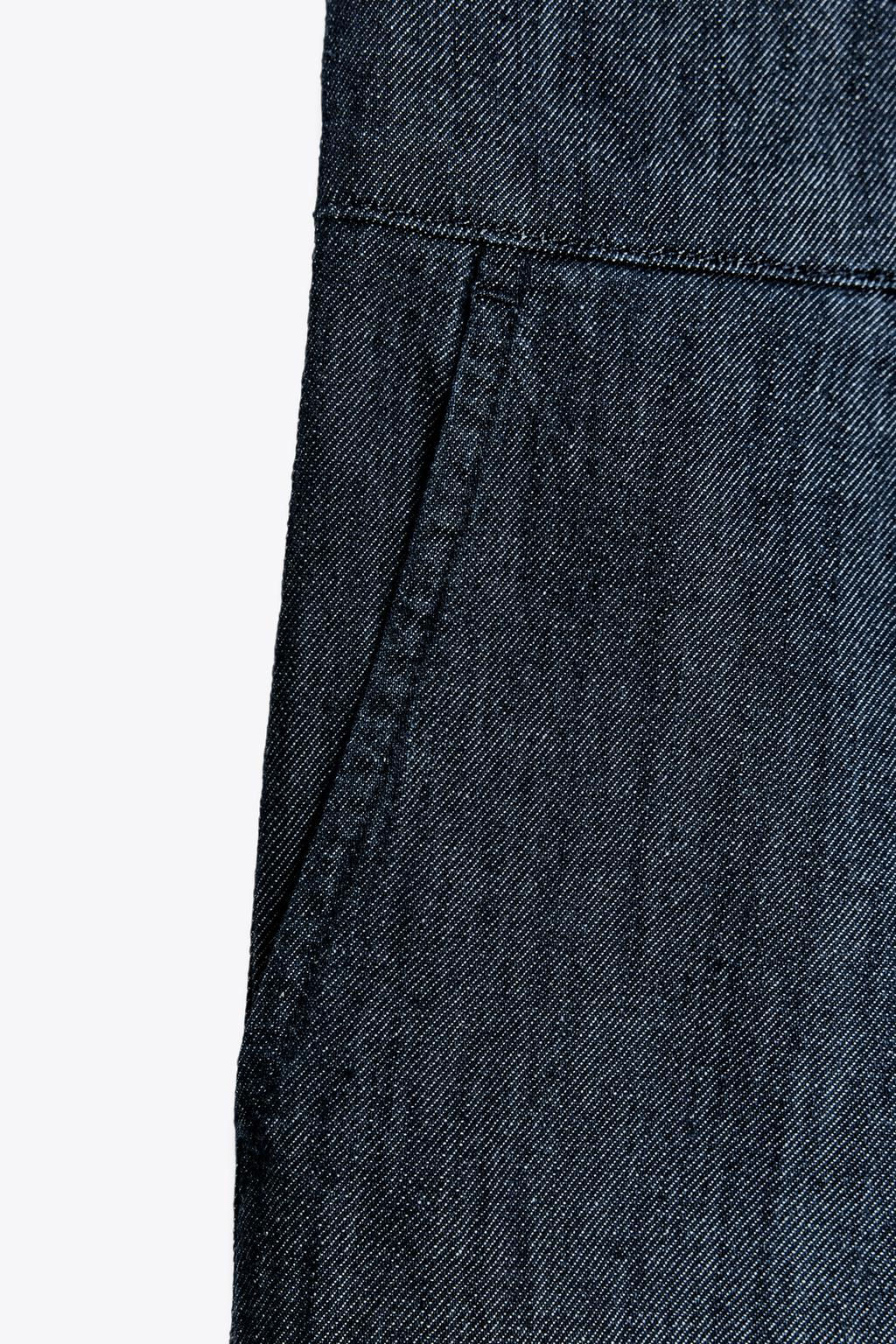 ZW COLLECTION DENIM JOGGERS - Zara фото 7