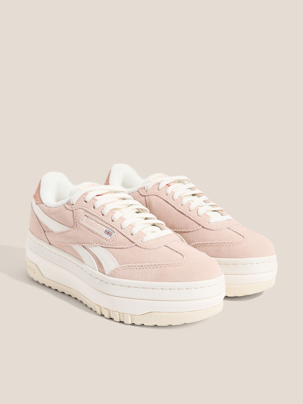 Женские кеды REEBOK CAMPIO EXTRA Артикул 4493778, бежево-розовый