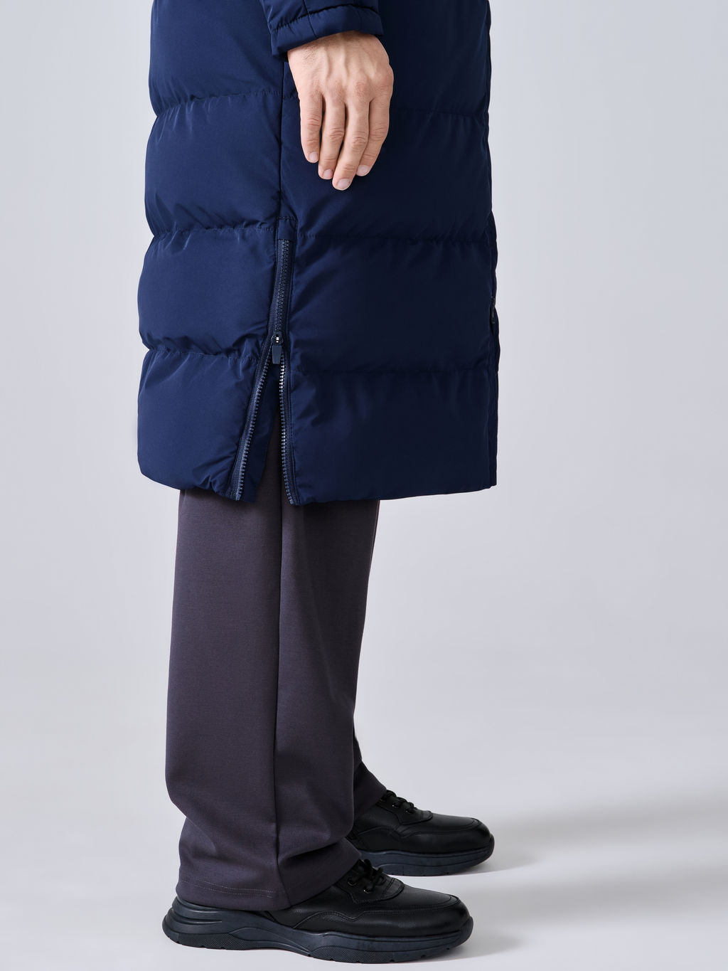 Пуховик FN Snowfall Long Dark Blue