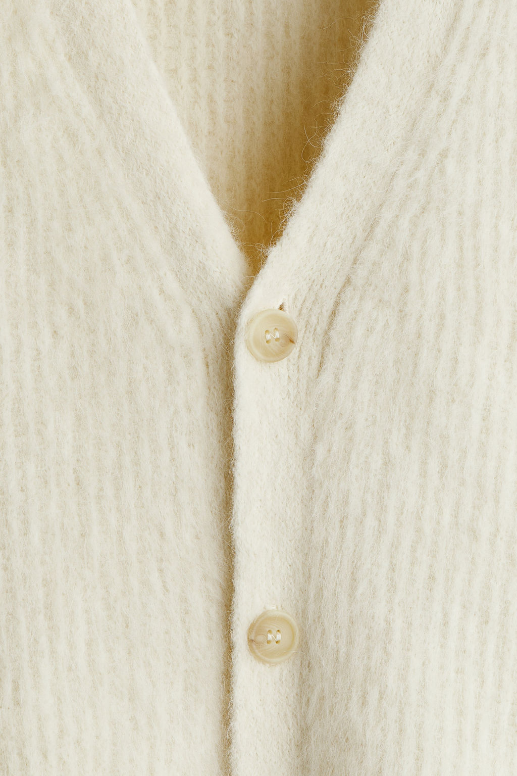 C?rdigan en mezcla de alpaca Loose Fit - H&m фото 6