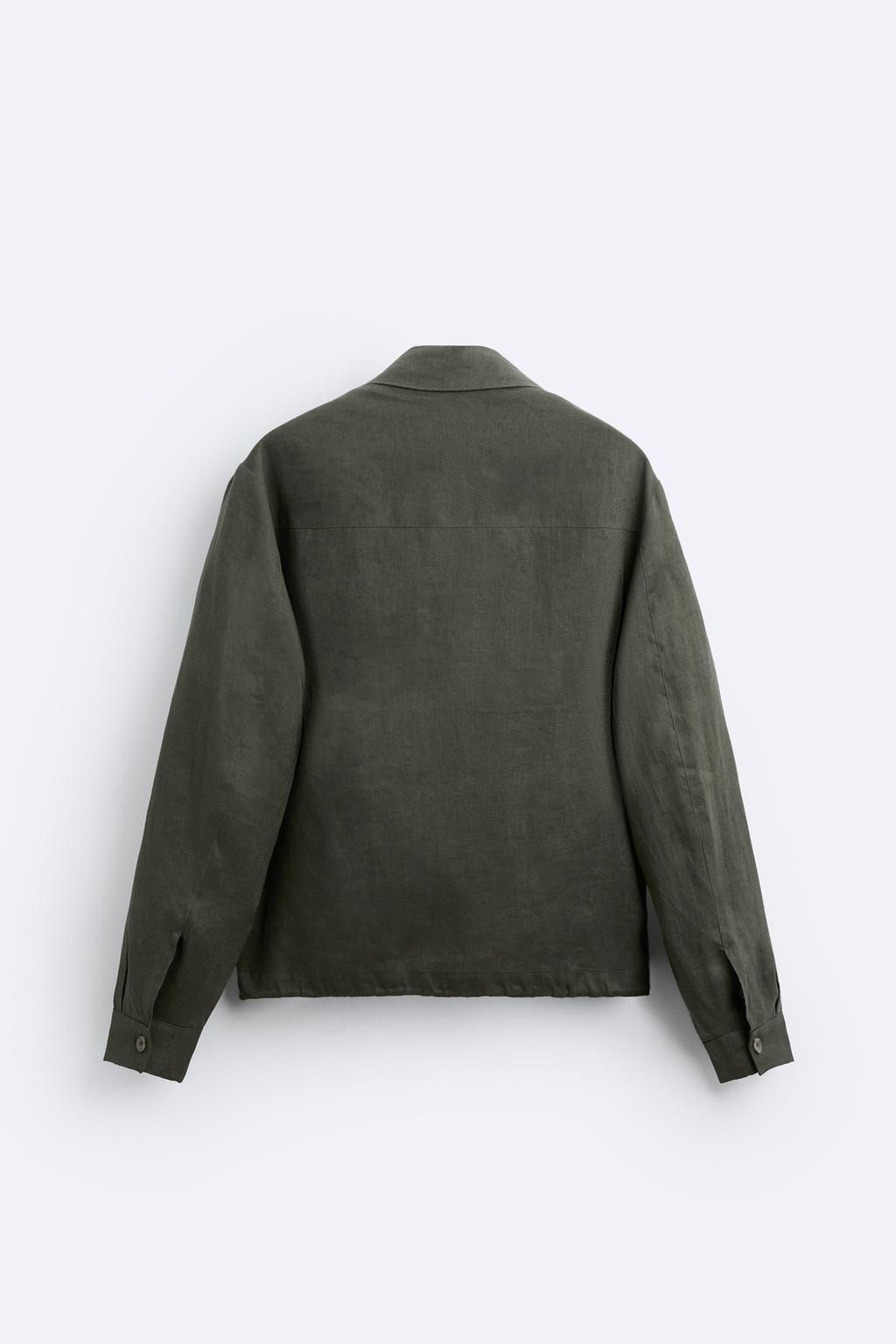 100% LINEN JACKET - Zara фото 18