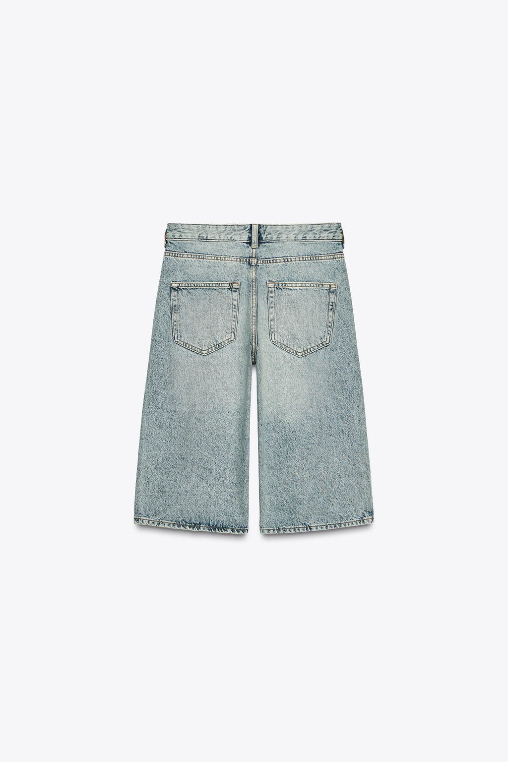 ZW COLLECTION DENIM BERMUDA SHORTS - Zara фото 13