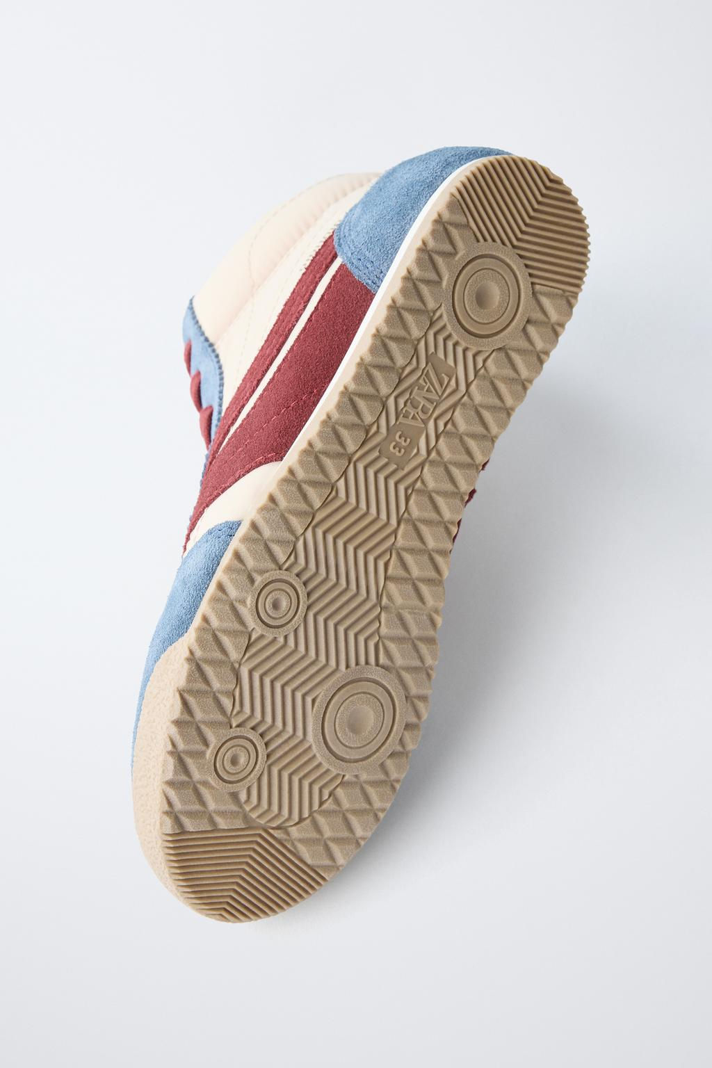 CONTRAST HIGH-TOP TRAINERS - Zara фото 6