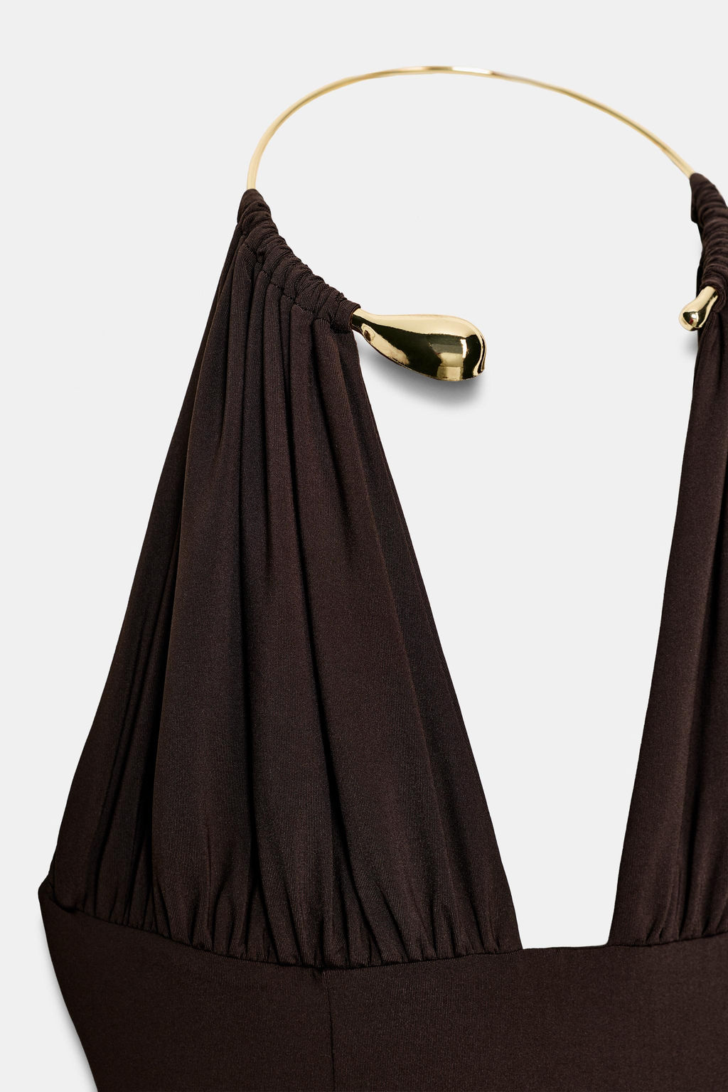 POLYAMIDE CHOKER BODYSUIT - Zara фото 12