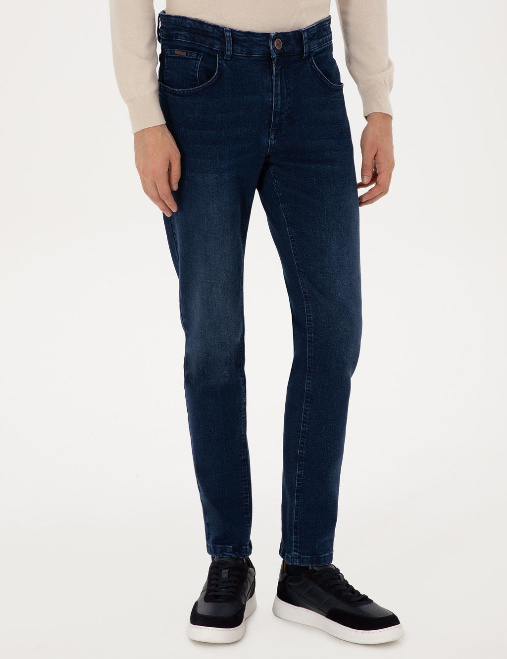 Lacivert Slim Fit Jean Pantolon - Pierre cardin фото 2