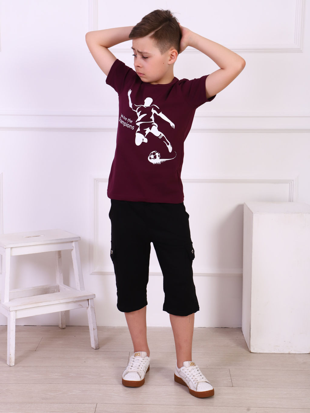 Футболка "Гол" бордо