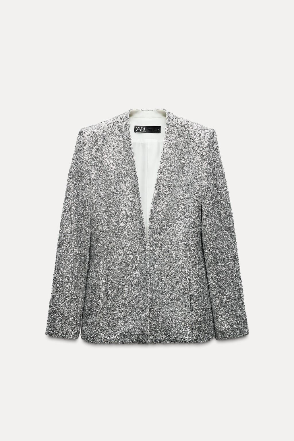 SEQUIN BLAZER - Zara фото 4