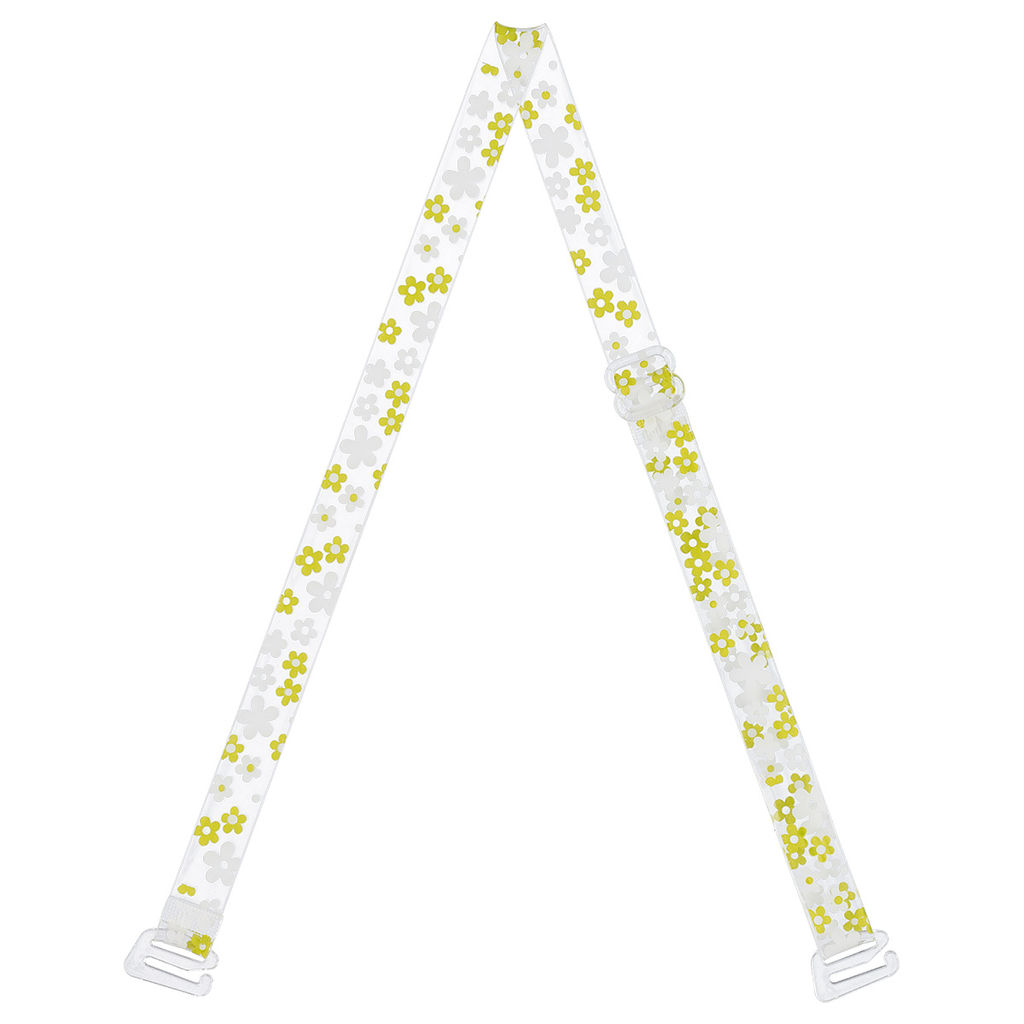 Бретели (пара) Gamma BR-1005 в пакете 10 мм 10 пар СК/Распродажа белый/зеленый