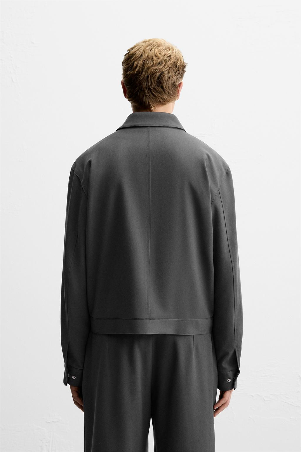 CROPPED FIT JACKET - Zara фото 12
