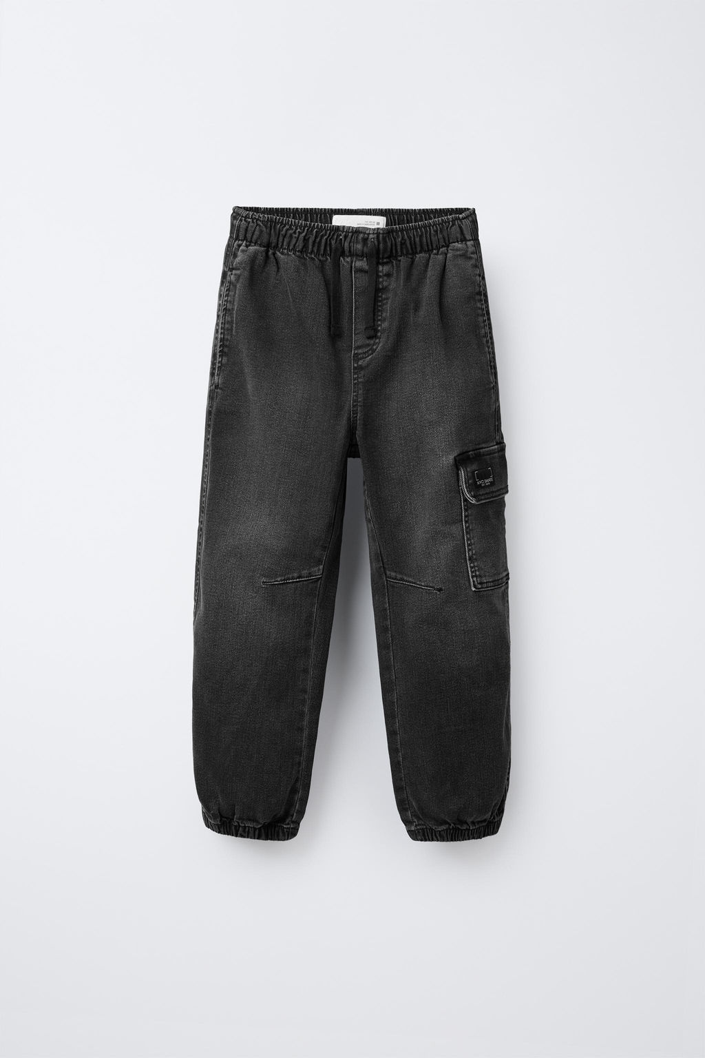 DENIM CARGO JOGGERS