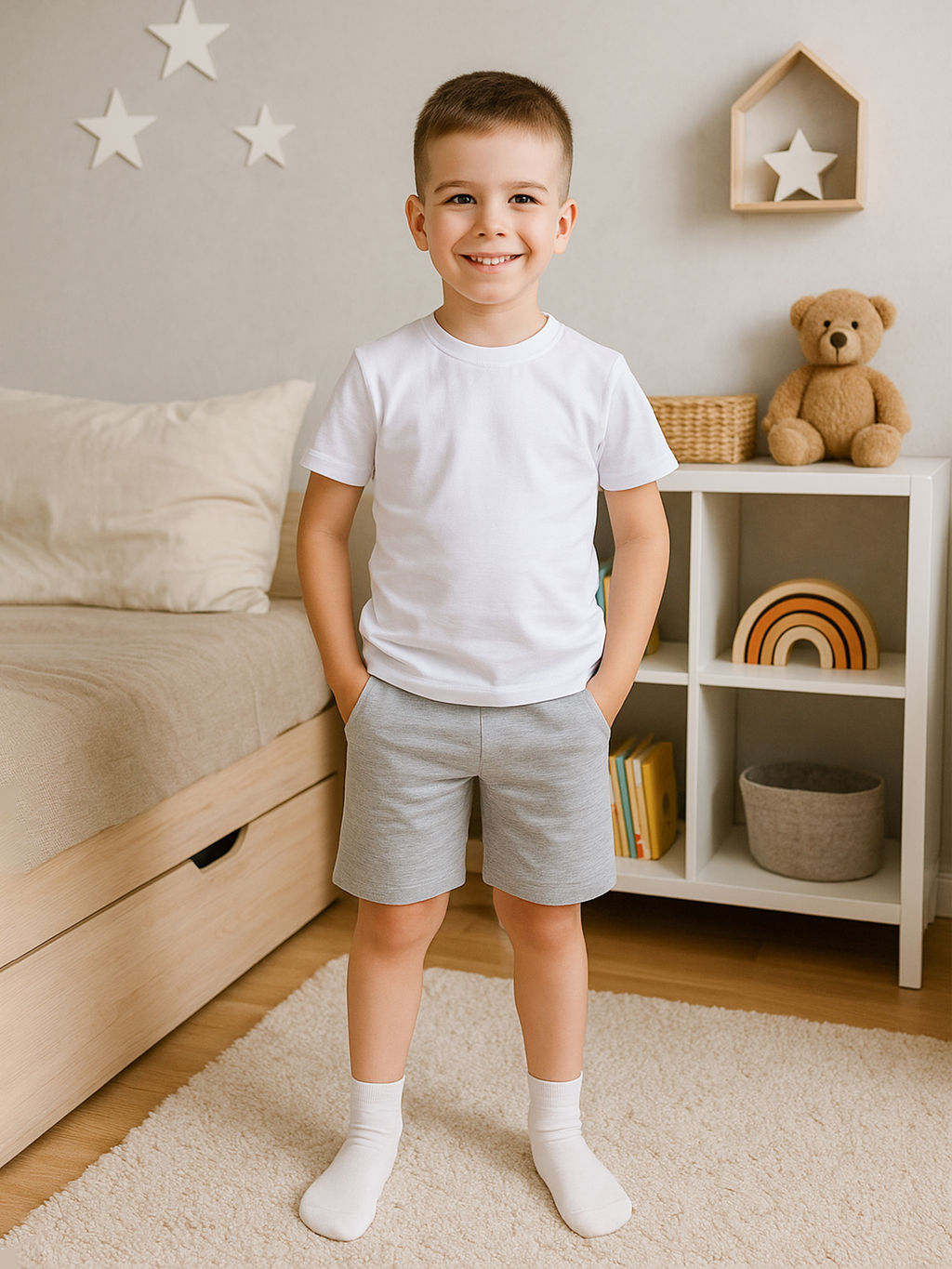 Шорты детские меланж 462 (104)