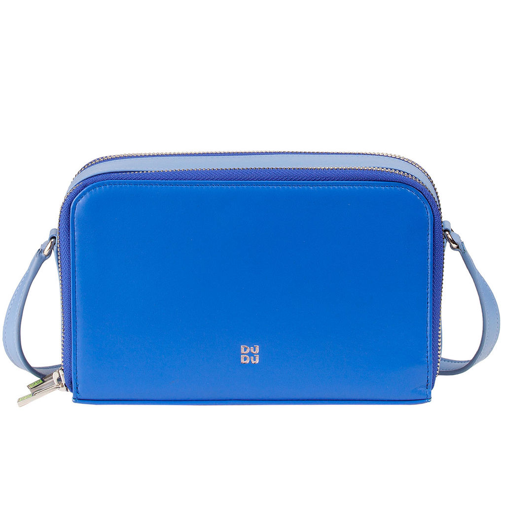 Итальянская женская сумка кросс-боди DuDu Bags серии Ines | васильковый - Dudubags фото 2