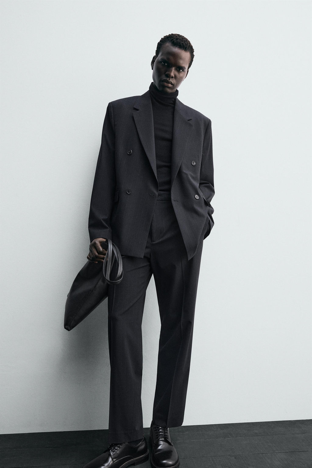 PINSTRIPED SUIT TROUSERS - Zara фото 5