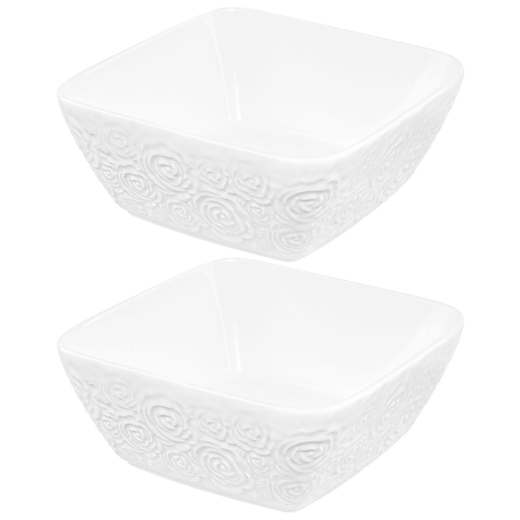 Набор салатников 2 пр. 14,5*14,5*6,3 см 700 мл "Розы"