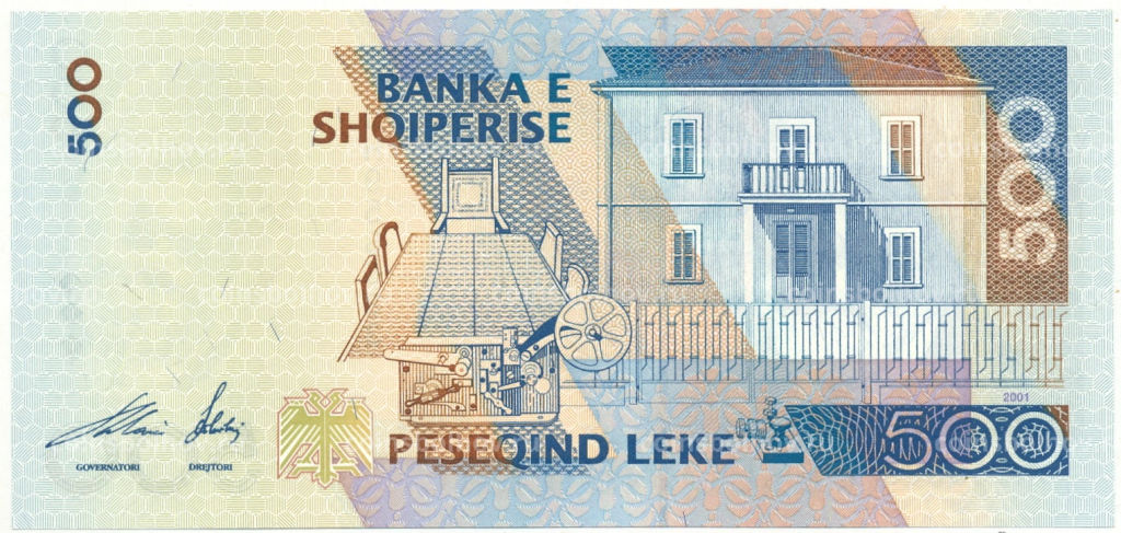 500 лек 2001 года Албания