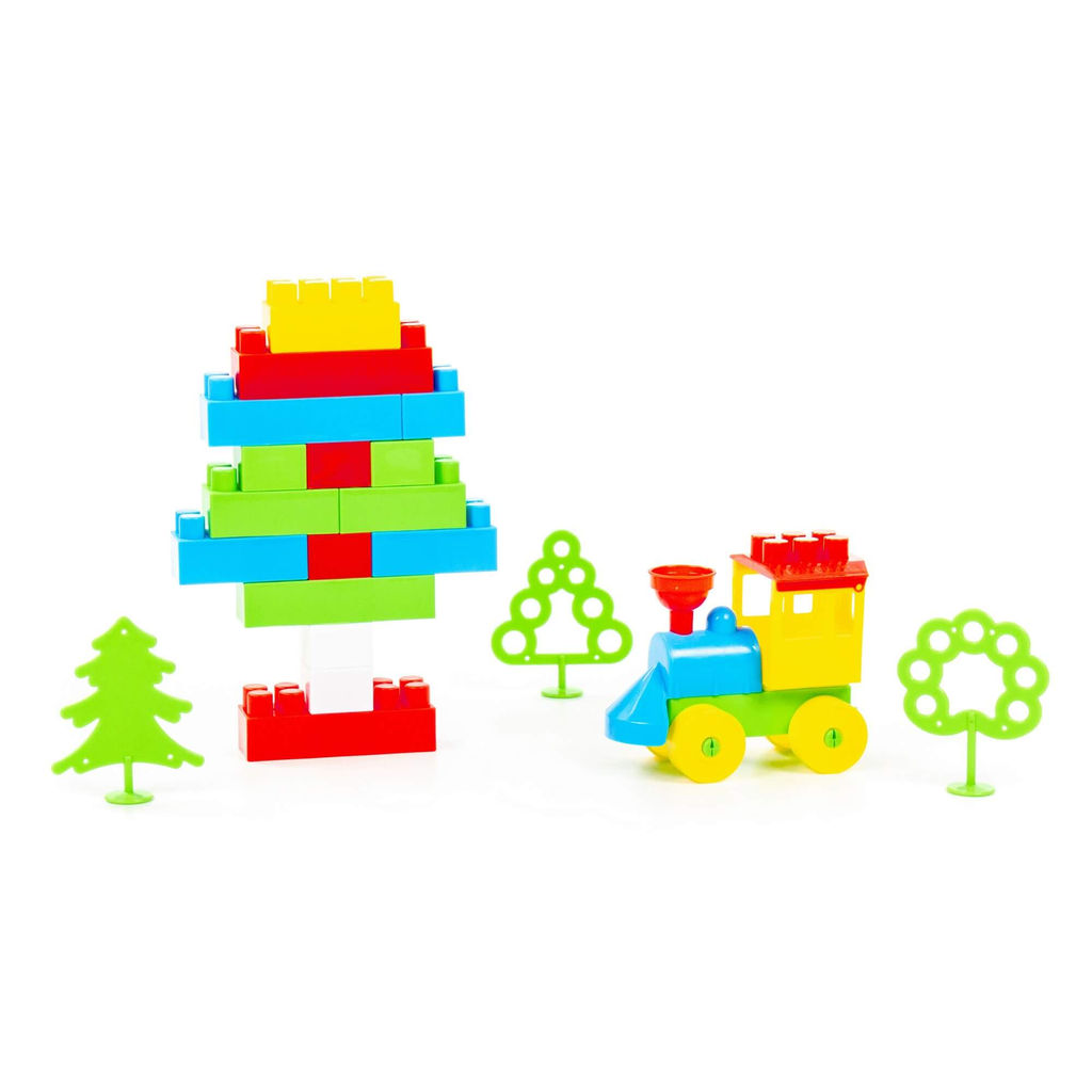 Конструктор Строитель (Мини, 44 элемента) (в мешке) - Полесье фото 6