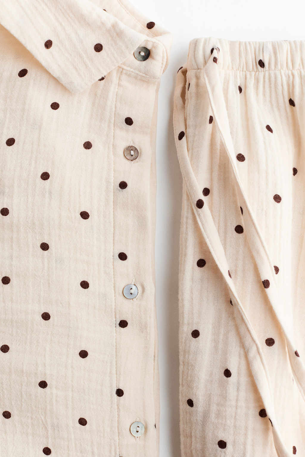 Camisa y pantal?n corto de pijama - H&m фото 15