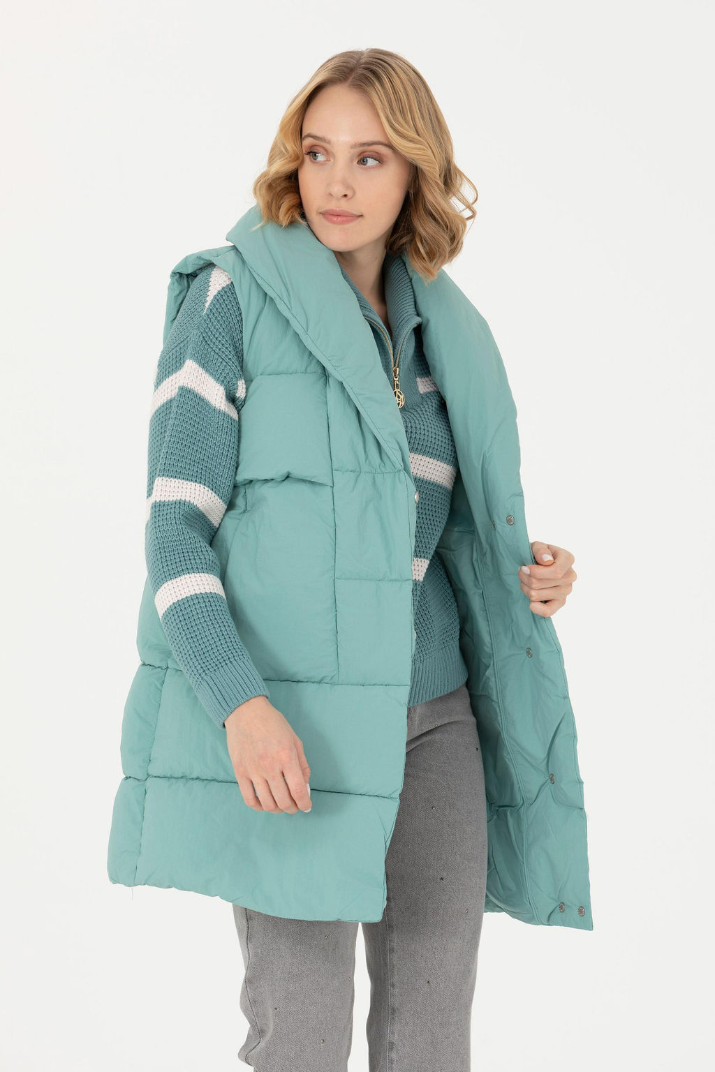Женский мятный жилет Неожиданная скидка в корзине - U.s. polo assn фото 8