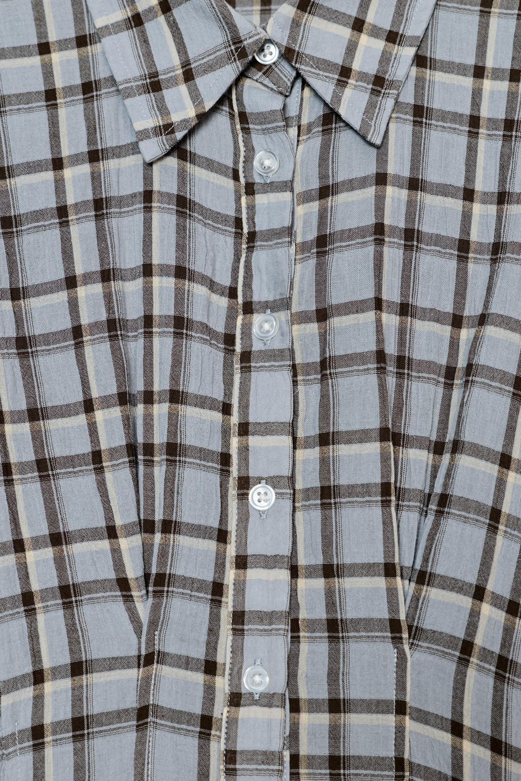 CHECK SHIRT DRESS - Zara фото 6