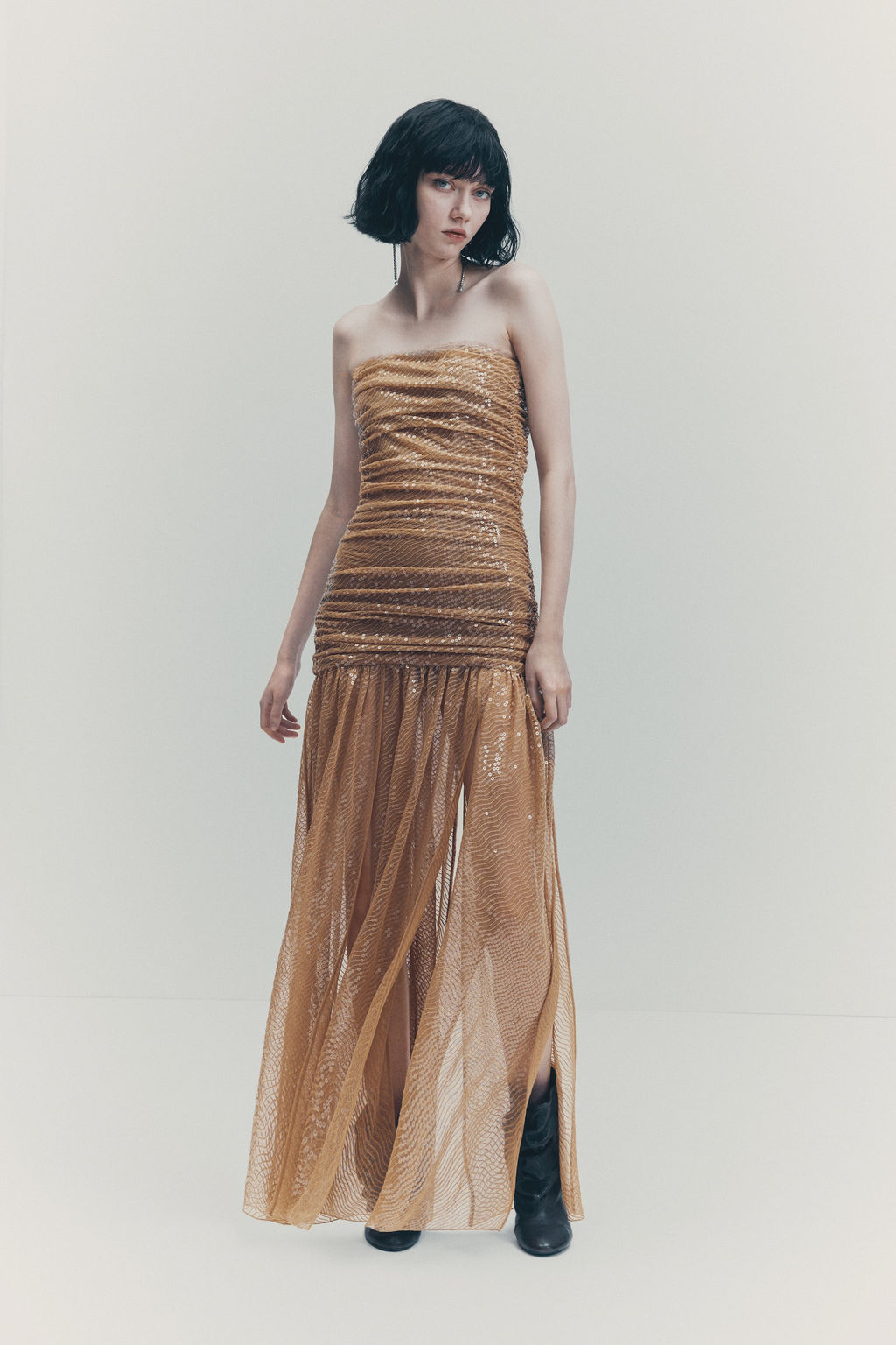 Vestido de noche con lentejuelas - H&m фото 2