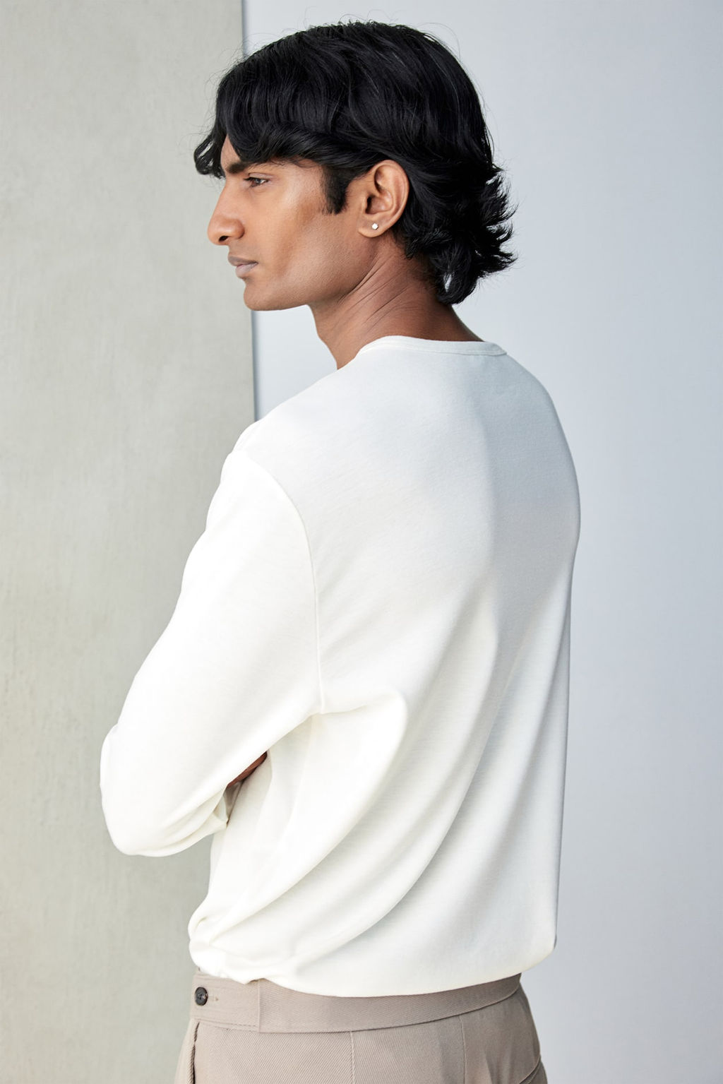 Camiseta de canale con cuello panadero - H&m фото 4