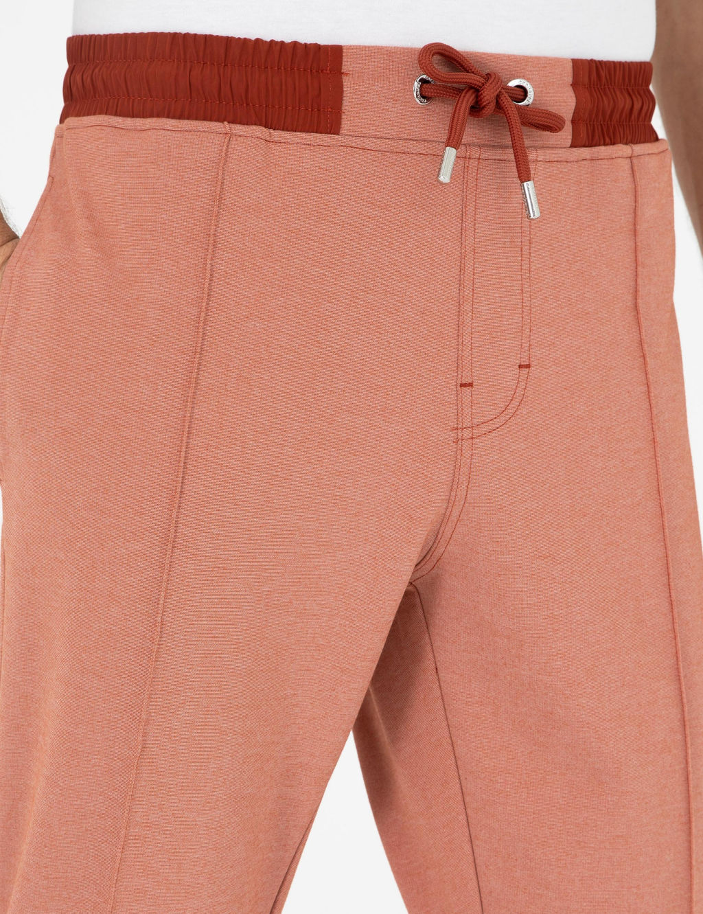 Коричневые зауженные спортивные штаны - Cacharel фото 5