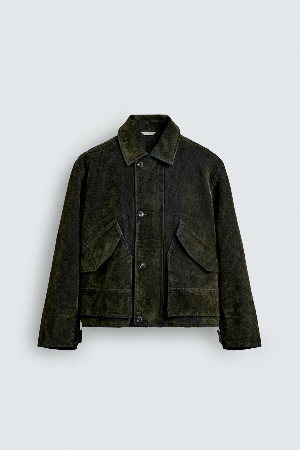 VELOUR TWILL JACKET - Zara фото 7